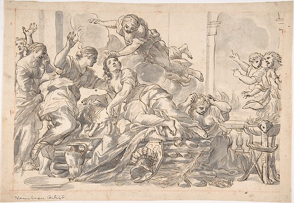 Giovanni Francesco Romanelli, Death of Dido
