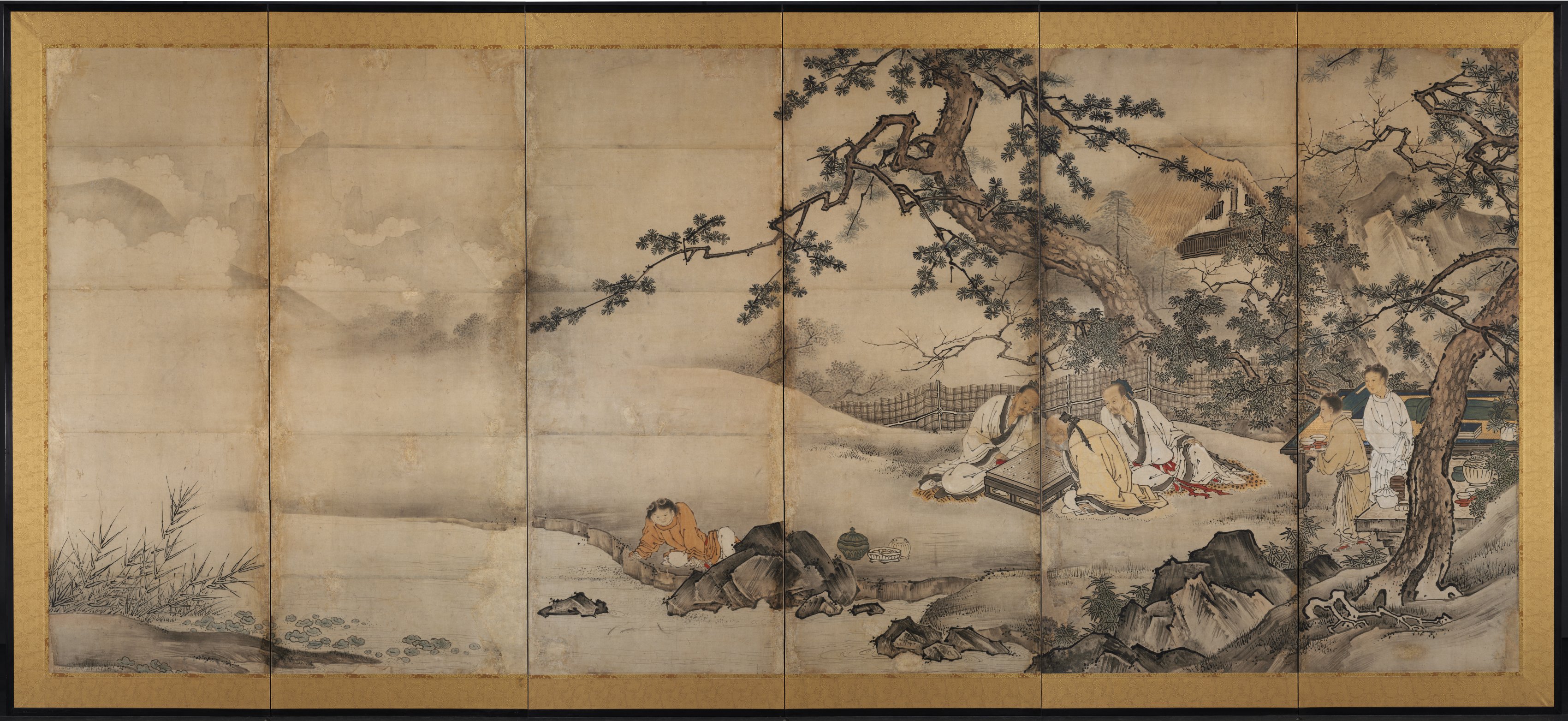 Kano Shōei, The Four Accomplishments