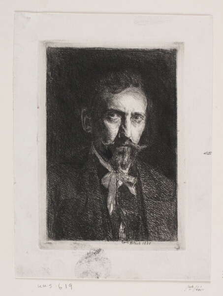 Carl Bloch, Selvportræt