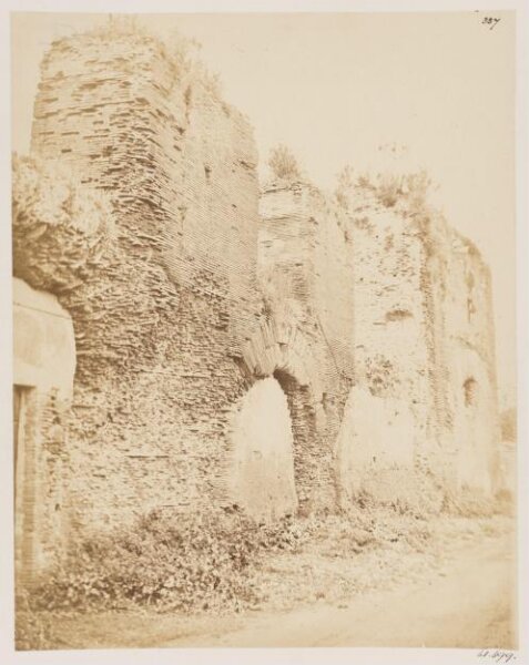 Parker, John Henry, Aqueducts - Arches of Nero, A.D. 60, on the Caelian, near S. Stefano Rotondo, showing the construction