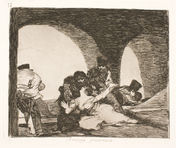 Francisco de Goya, En frygtelig død (13)