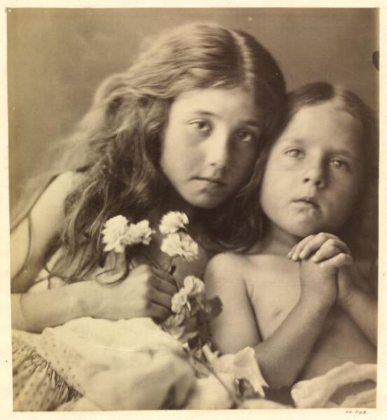 Cameron, Julia Margaret, The red & white Roses
