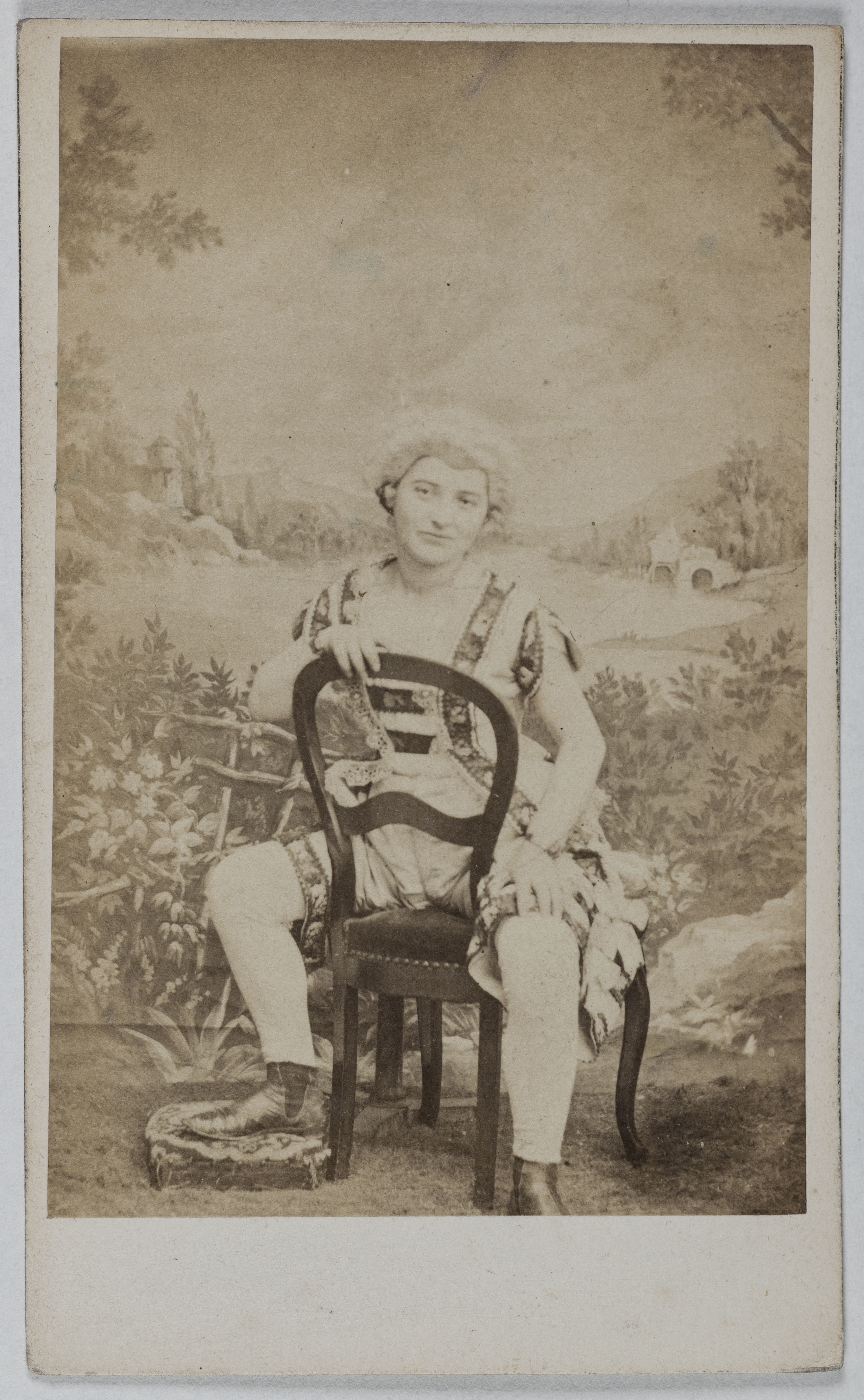 Anonyme, Portrait d'Eugénie, (actrice)