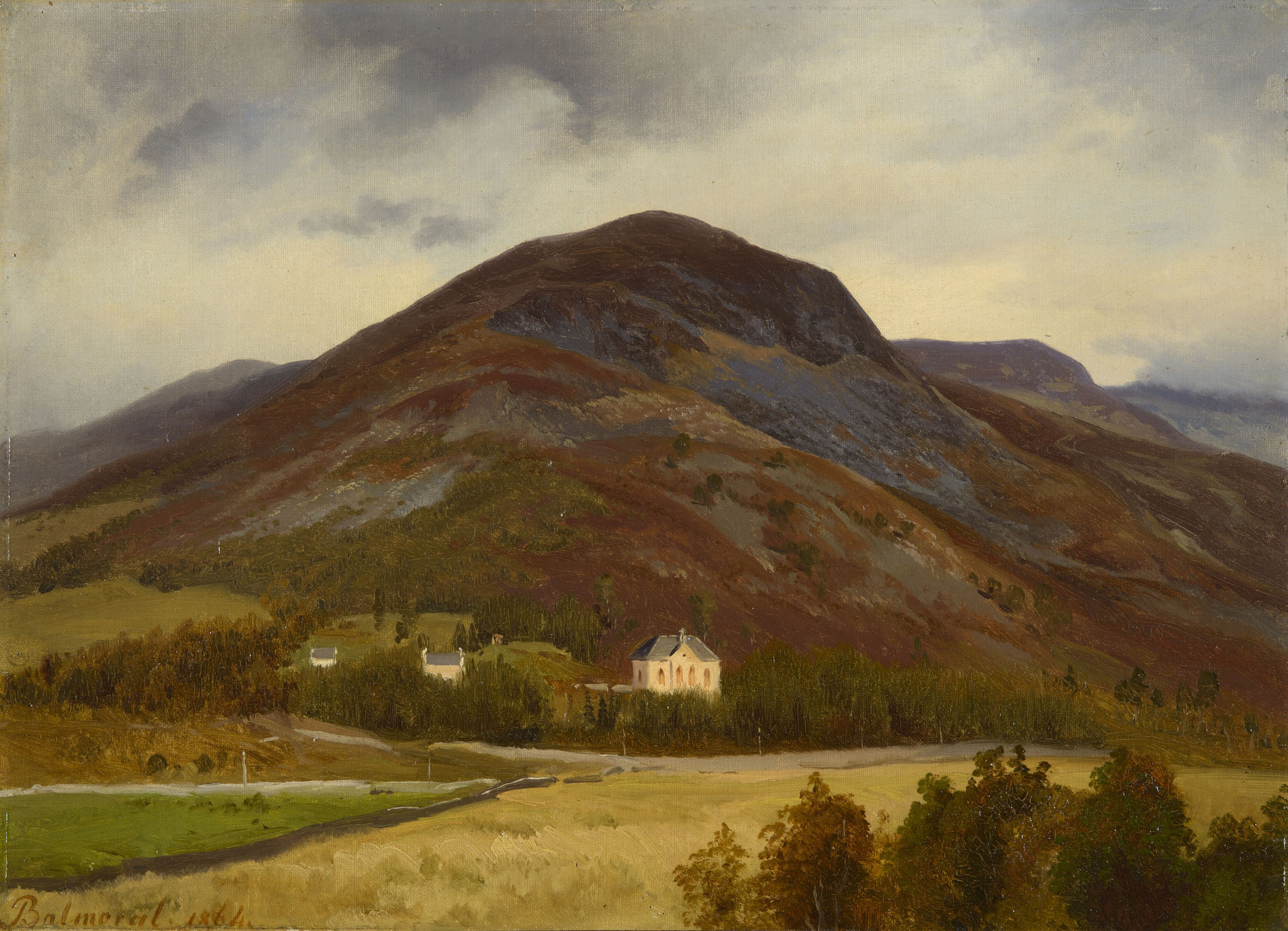 August Becker, A View of the Church at Crathie