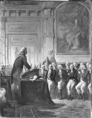 Johannes Hinderikus Egenberger, Anno 1796. De opening der Nationale Vergadering door Pieter Paulus
