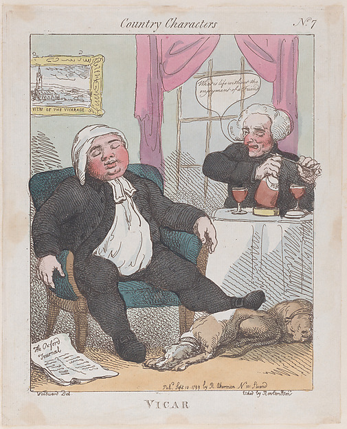 Thomas Rowlandson, Vicar