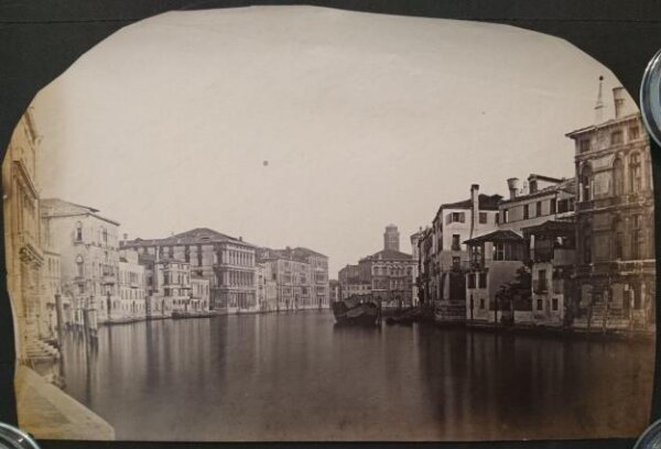 Unknown, Grand Canal from the Ponte dell'Accademia, looking North-West, Venice, Italy