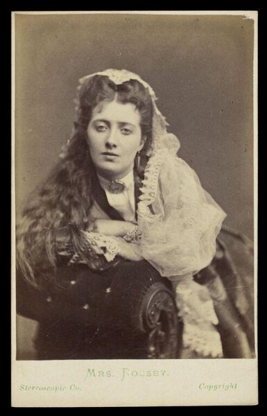London Stereoscopic and Photographic Company, A portrait of 'Mrs Rousby'