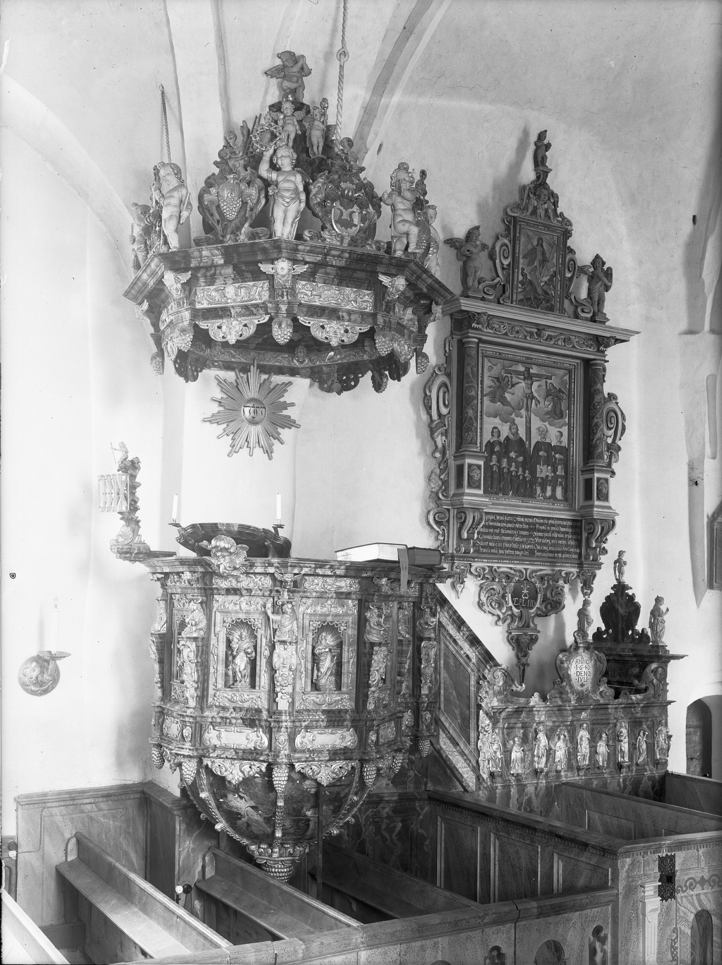 Nils Lagergren, Veckholms kyrka