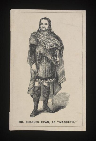 Unknown, Mr Charles Kean as Macbeth