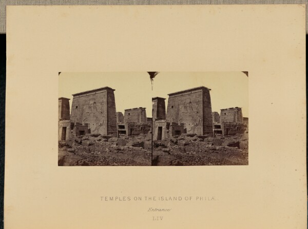 Francis Frith, Temples on the Island of Philæ. Entrance