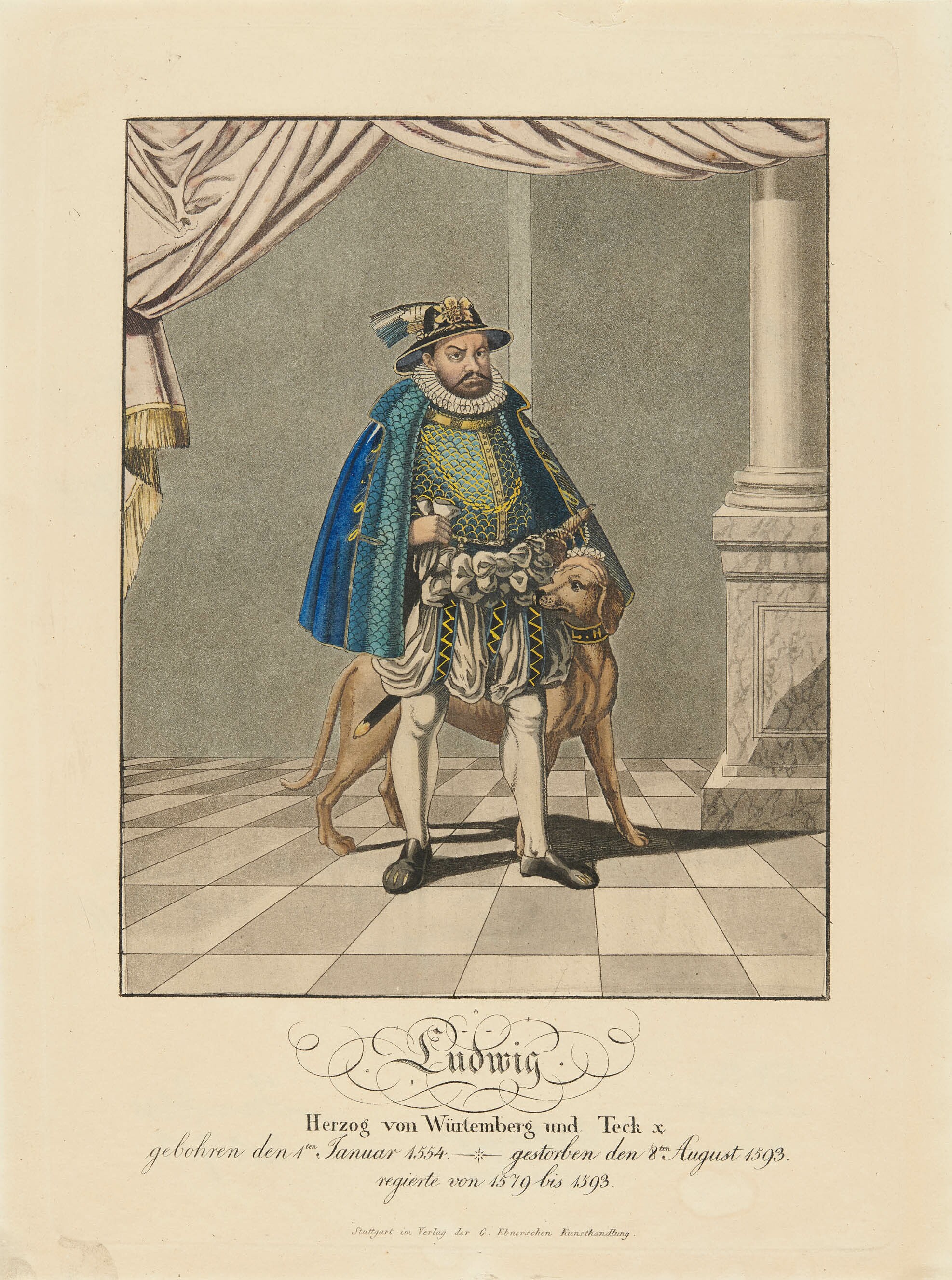 Georg Ebner, Bildnis Herzog Ludwig von Württemberg