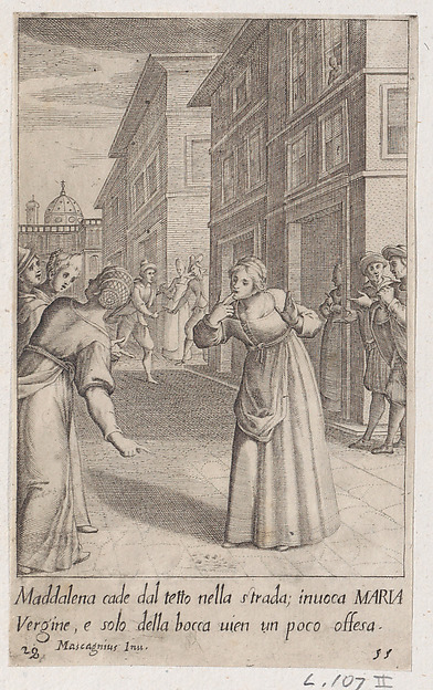 Jacques Callot, Maddalena, from Scelta d'Alcuni Miracoli e Grazie della Santissima Nunziata di Firenze (Selection of Some Miracles and Graces that Occurred in the Church of the Annunziata in Florence)