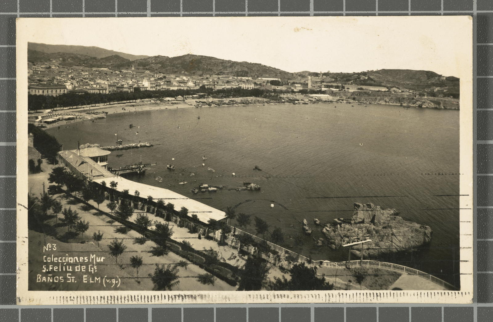 Ricard Mur Dargallo, No. 3. S. Feliu de Gs. Baths of St. Elm (v.g)