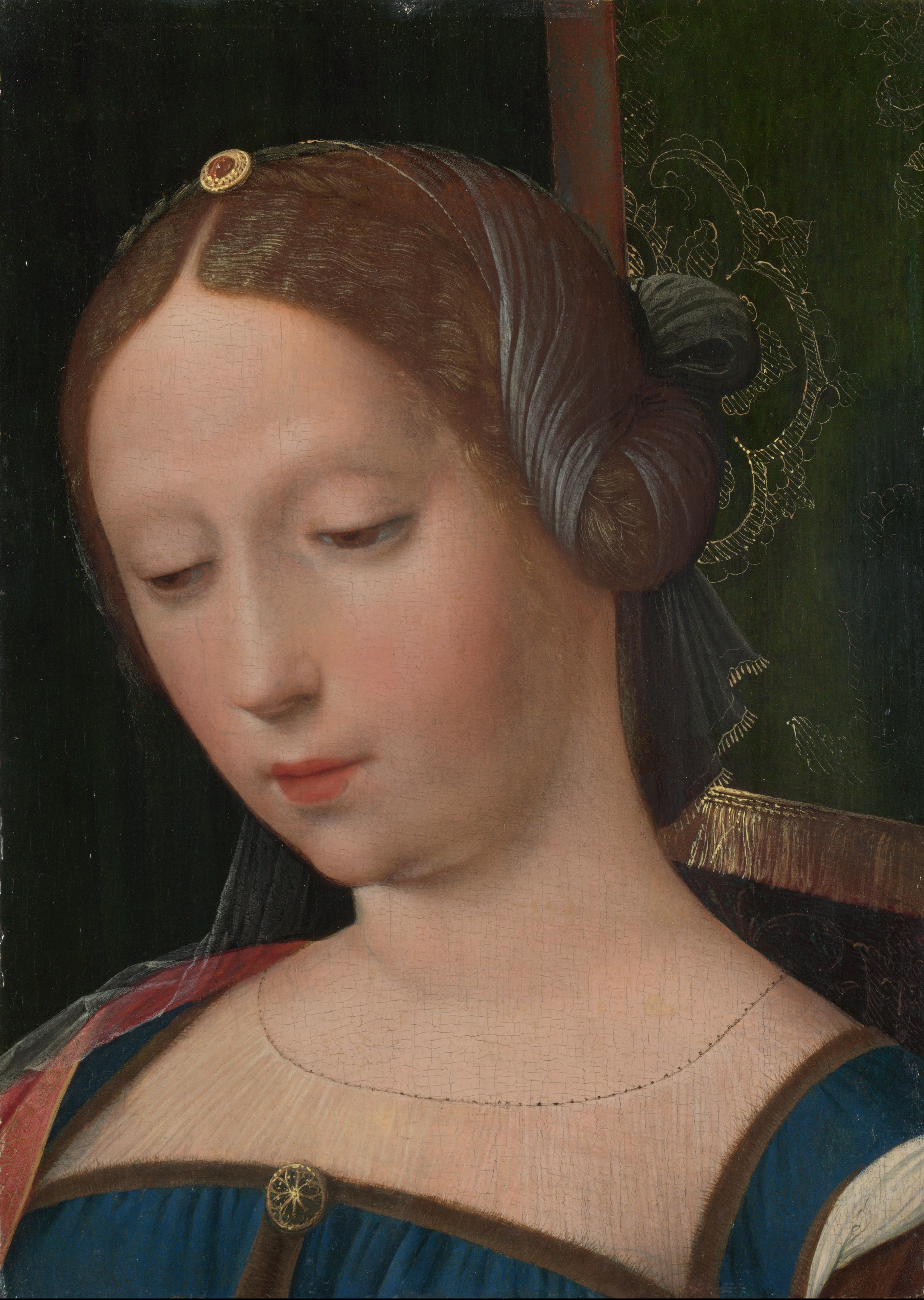 Master of the Female Half-Lengths, A Female Head