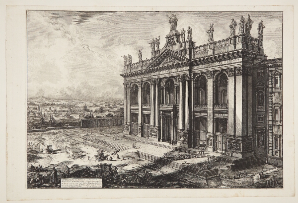 Giovanni Battista Piranesi, Facaden af S. Giovanni in Laterano