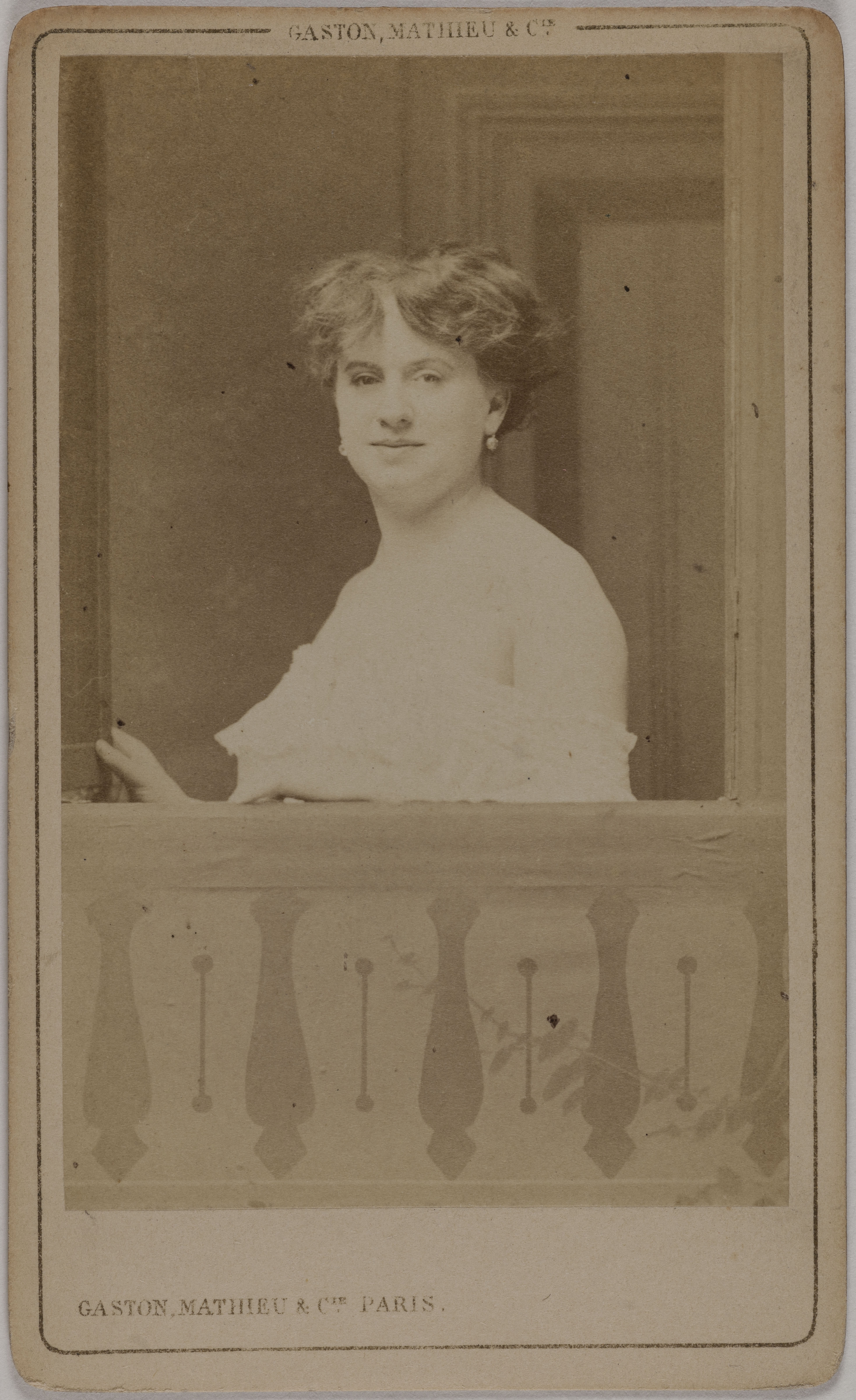 Mathieu & Cie Gaston, Portrait de Blanche d'Antigny (Maria Ernestine Antigny, dite), (1842-1874), (actrice)