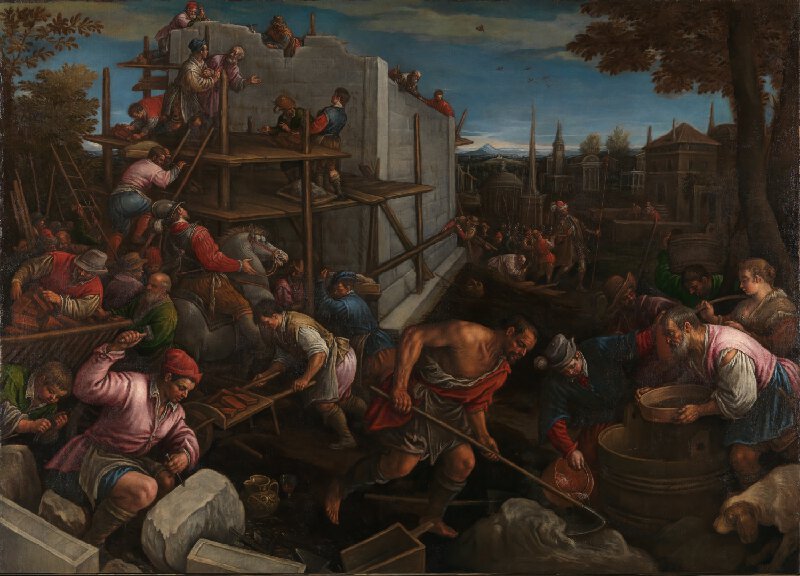 Leandro Bassano, The Tower of Babel