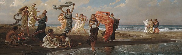 Elihu Vedder, Greek Girls Bathing