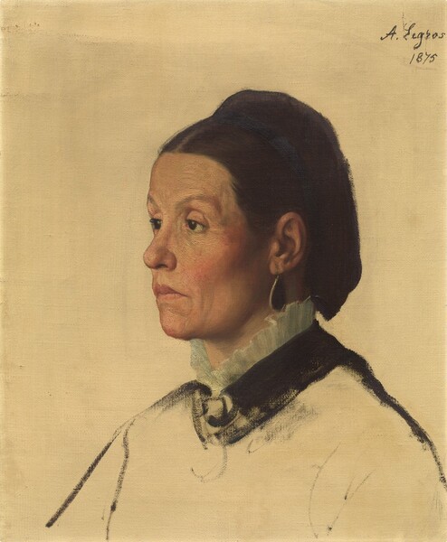 Alphonse Legros, Portrait of a Woman