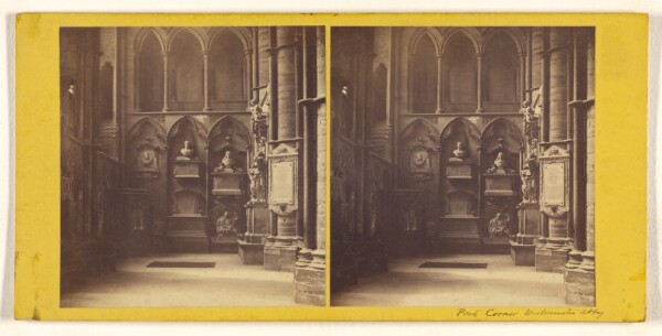 George Washington Wilson, Westminster Abbey - Poets' Corner.