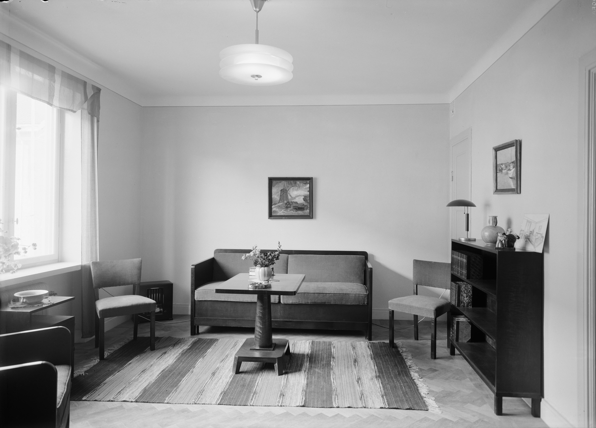 Paul Sandberg, Bostadsinteriör - hemutställning, kvarteret Ydal, Kvarngärdet