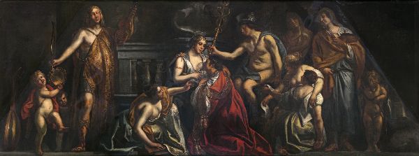 Jacob Jordaens I, Industry en Trade Promote the Flowering of Art