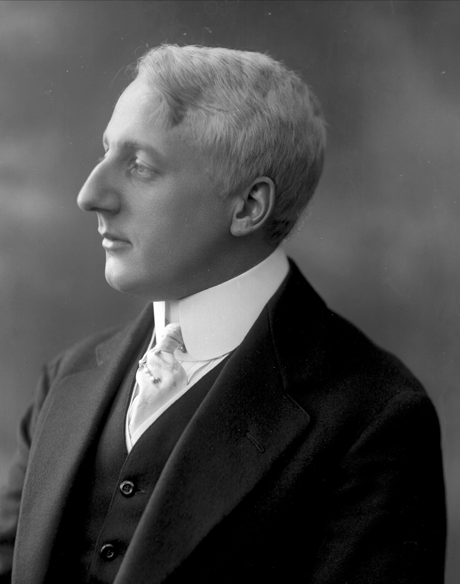 Gustav Borgen, Portrett, dirigent og musiker Birger Hammer.