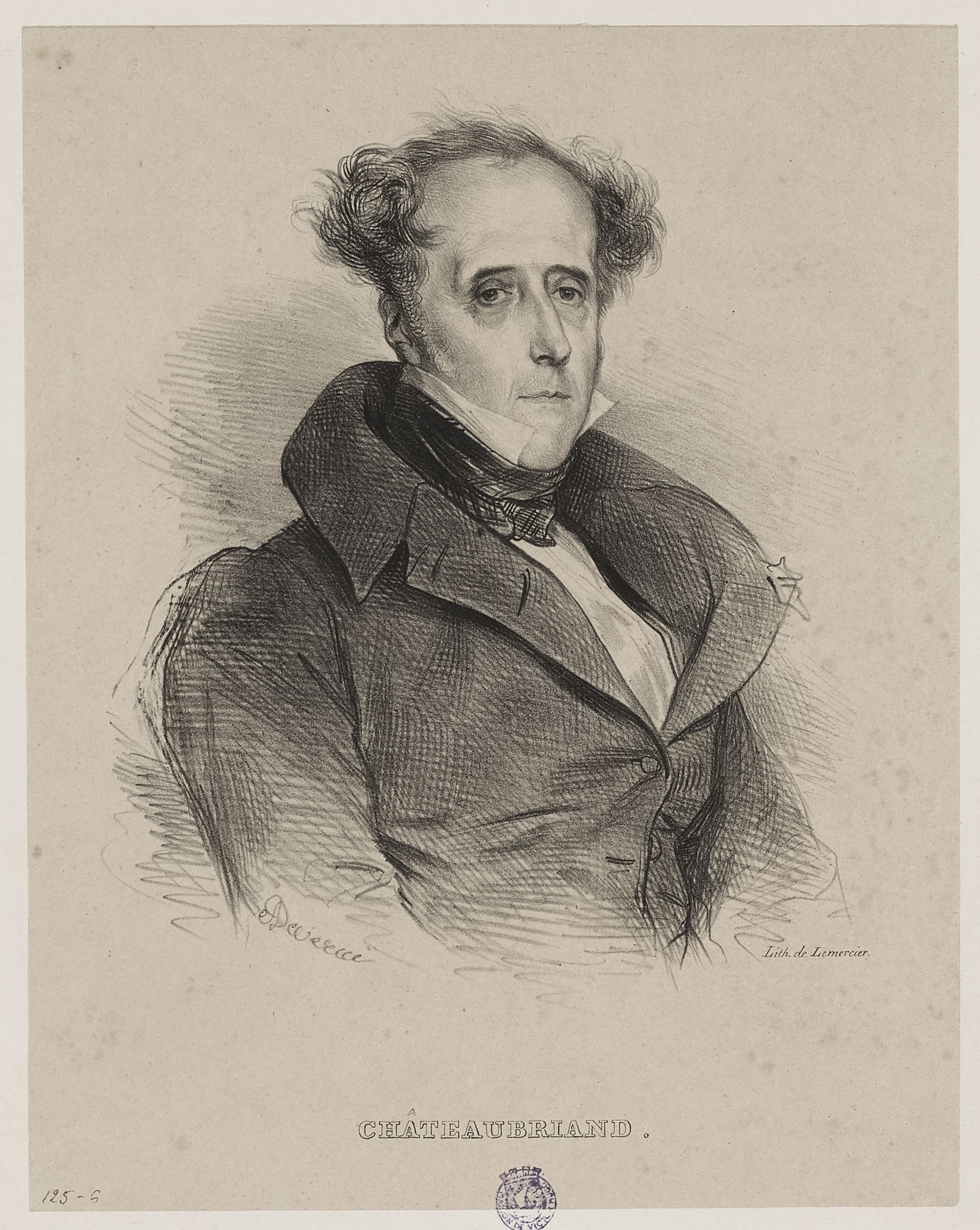 Achille Devéria, Châteaubriand
