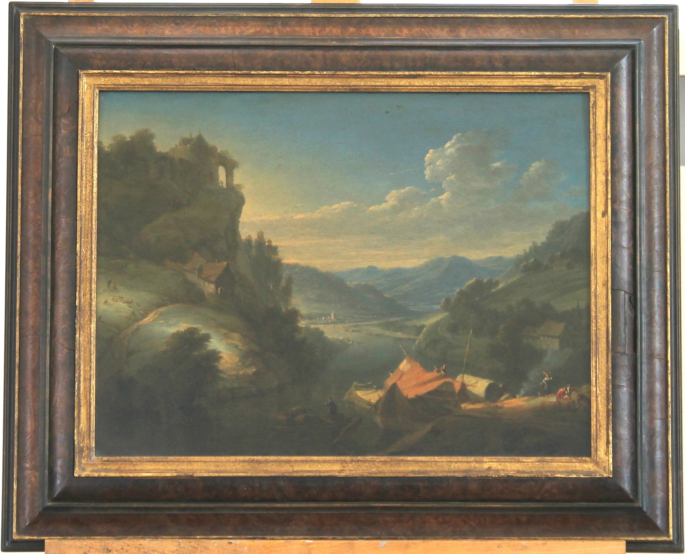 Lempertz, Johannes Vorstermanns (Nachfolge Hermann Saftlebens), Phantastische Rheinlandschaft, letztes Viertel 17. Jahrhundert