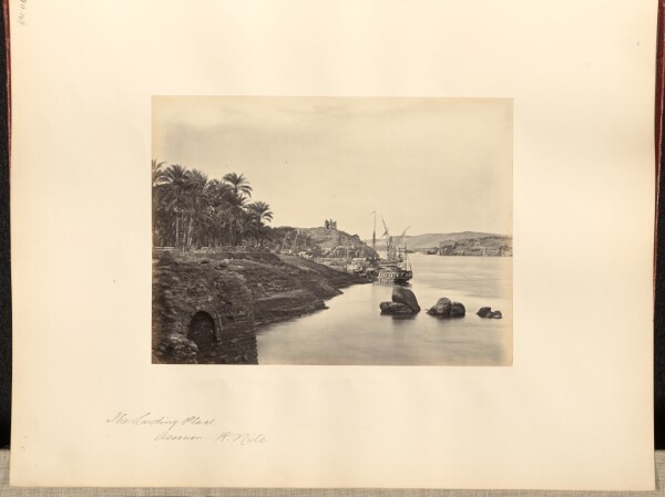 Francis Frith, The Landing Place, Assouan, R. Nile