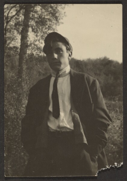 Louis Fleckenstein, [Young Man in Field]