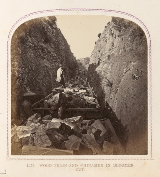 Thomas Houseworth, Wood Train and China Men in Bloomer Cut