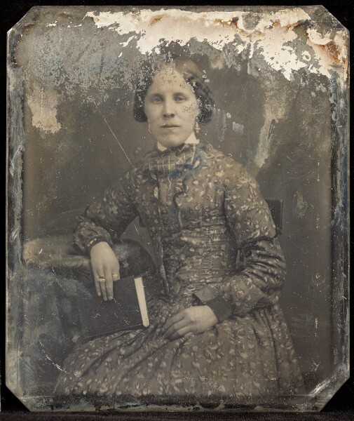 Jacob Byerly, [Portrait of a Seated Woman Holding a Book]