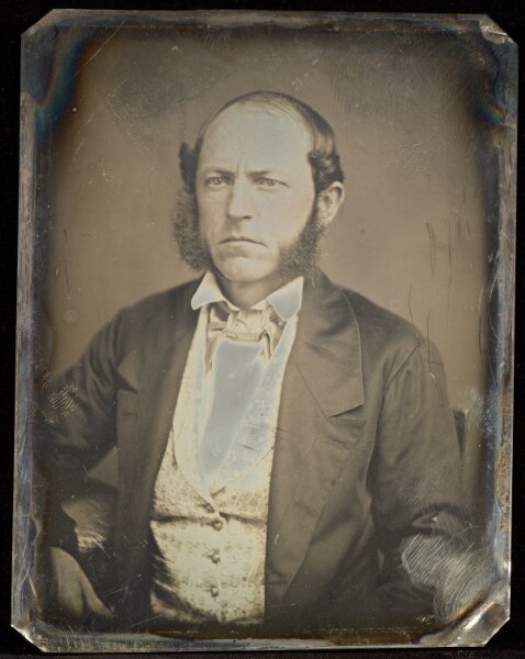 Jacob Byerly, [Portrait of a Man with Muttonchop Whiskers]