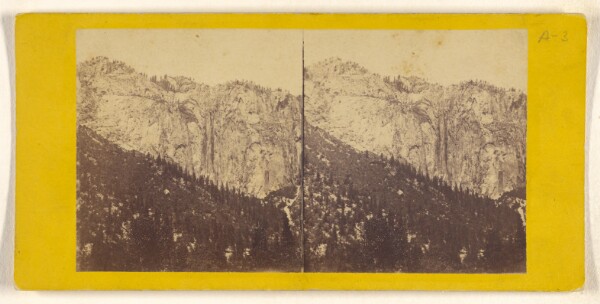 Edward and Henry T. Anthony & Co., A Mountainous View - Yosemite Valley.