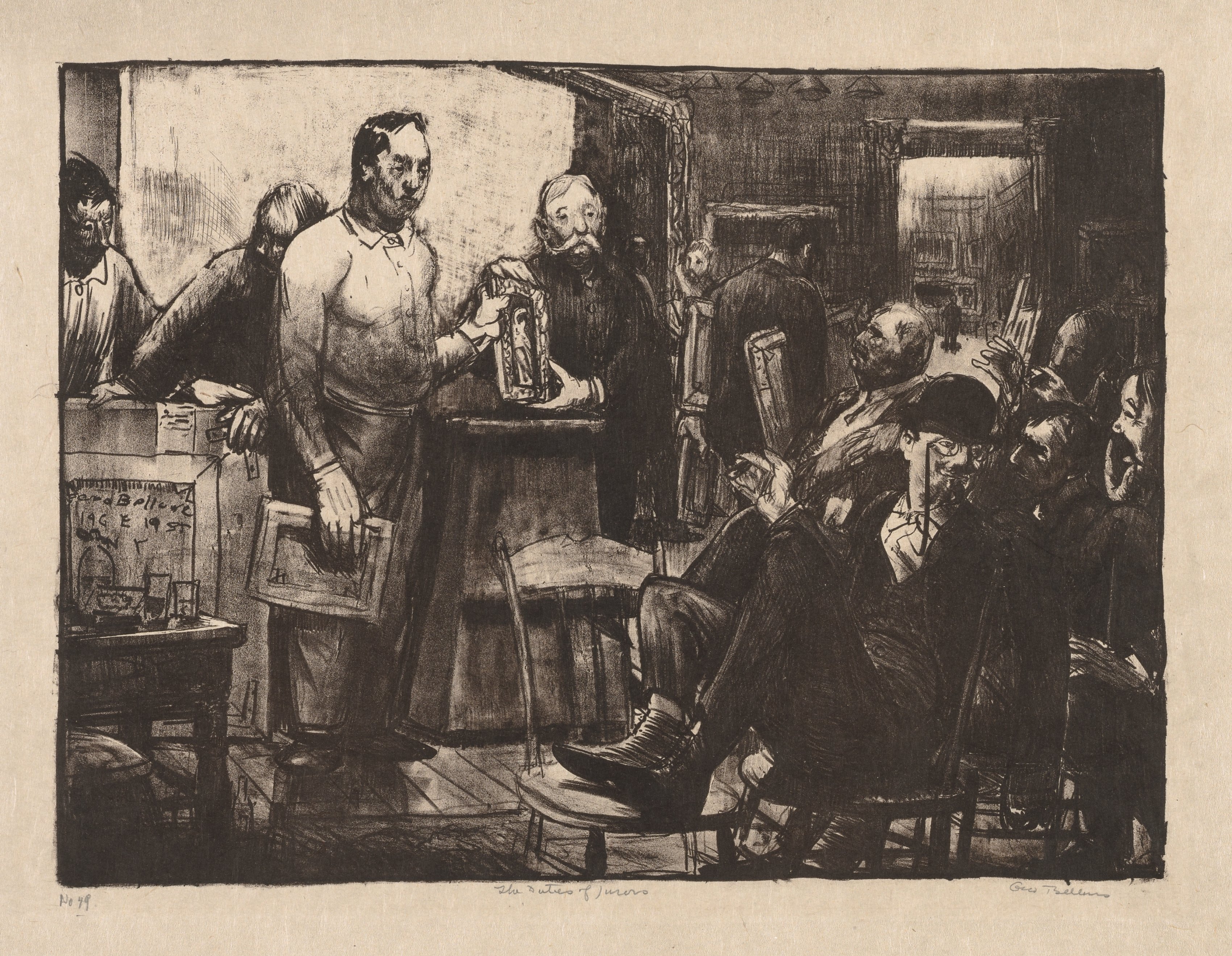 George Bellows, The Jury