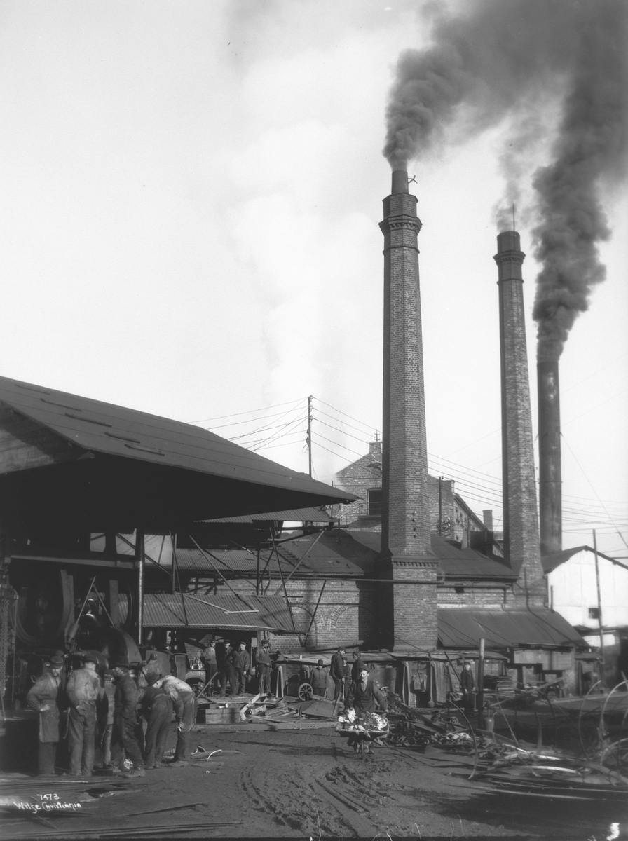 Anders Beer Wilse, Prot: Genere - Den nye Arbeidsdag Fabrikfløiten 1907