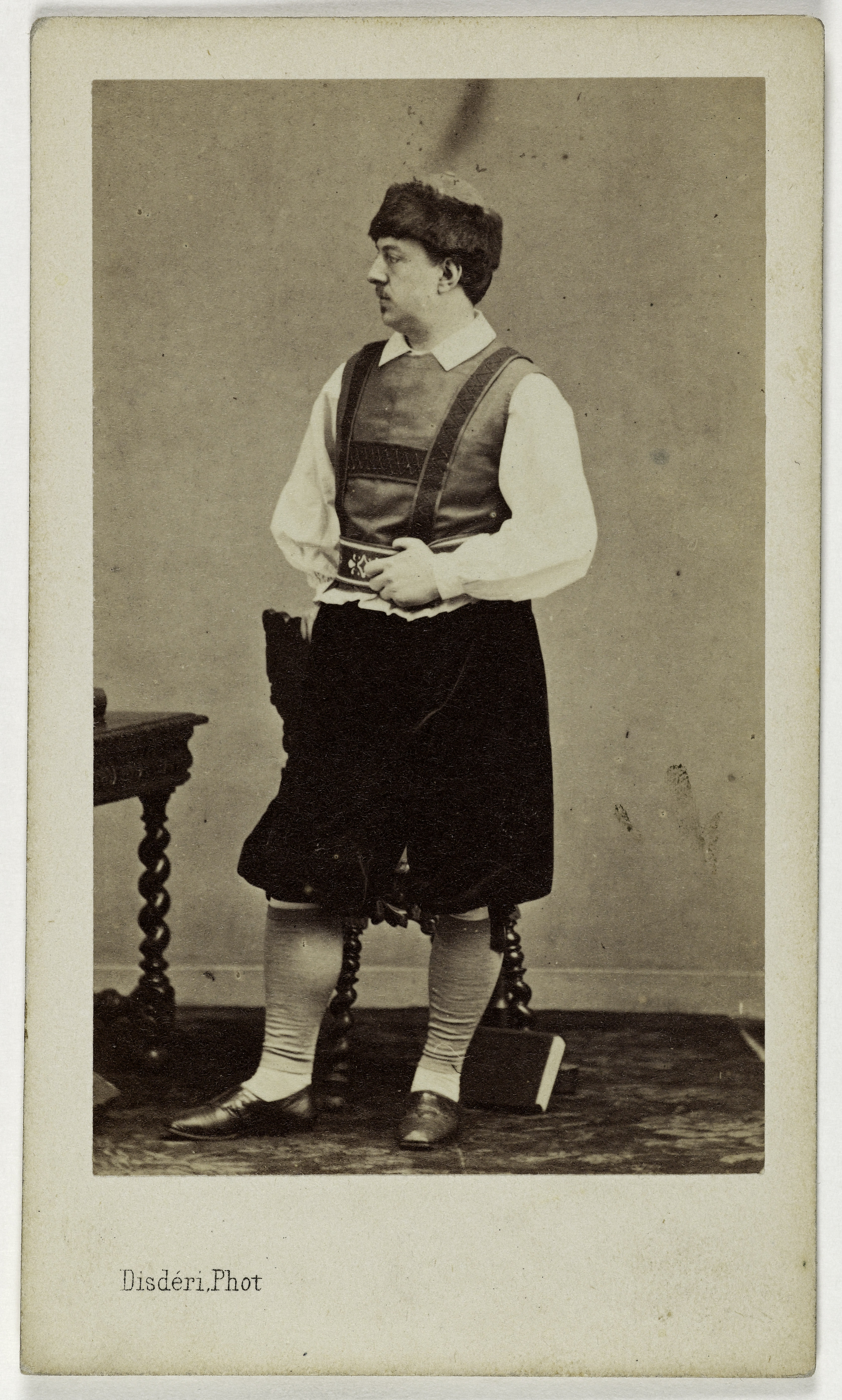 André-Adolphe-Eugène Disdéri, Portrait de Grisi, (Ténor)