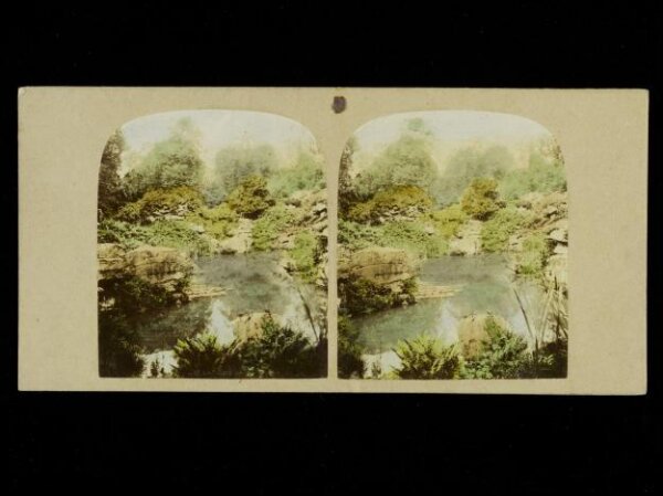 Unknown, View of the Rock Pond, below the Stride, Chatsworth Pleasure Grounds