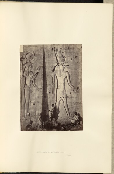 Francis Frith, Sculptures in the Great Temple, Philae