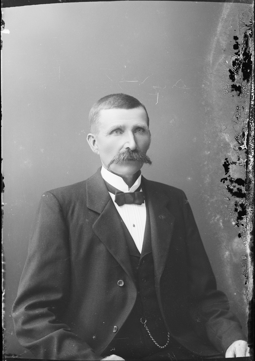Skötsner-Edhlund, Ateljéporträtt - man, Östhammar, Uppland