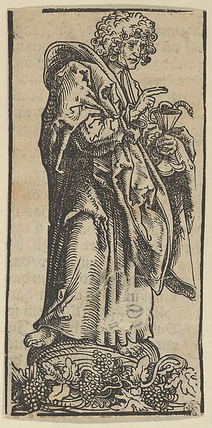 Lucas Cranach the Elder, Silver Statuette of St. John, from the "Wittenberg Reliquaries"