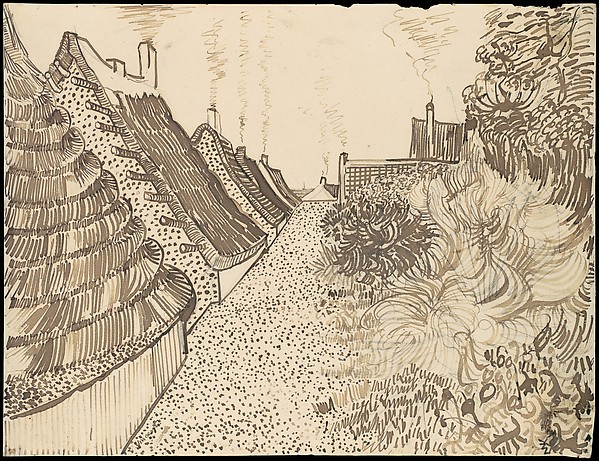 Vincent van Gogh, Street in Saintes-Maries-de-la-Mer
