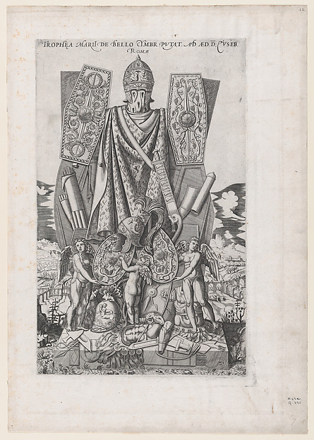 Anonymous, Trophies of Marius, from "Speculum Romanae Magnificentiae"
