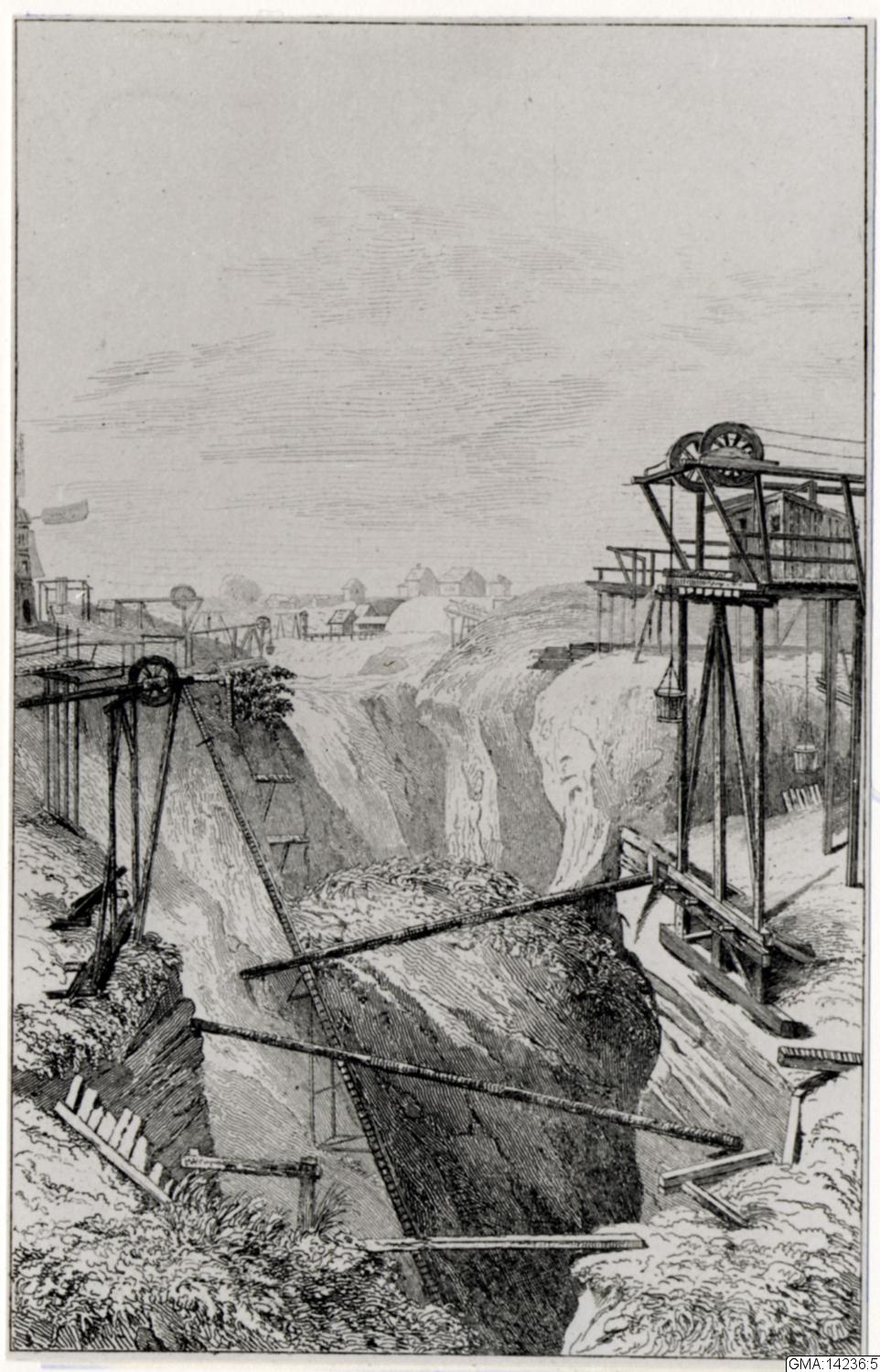 Auguste Mayer, litografi, gruvdrift, fotografi