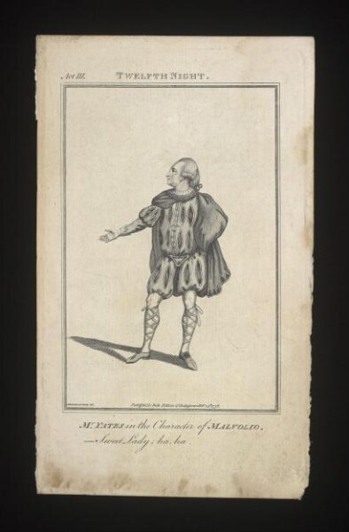 James Roberts, Mr Yates in the character of Malvolio