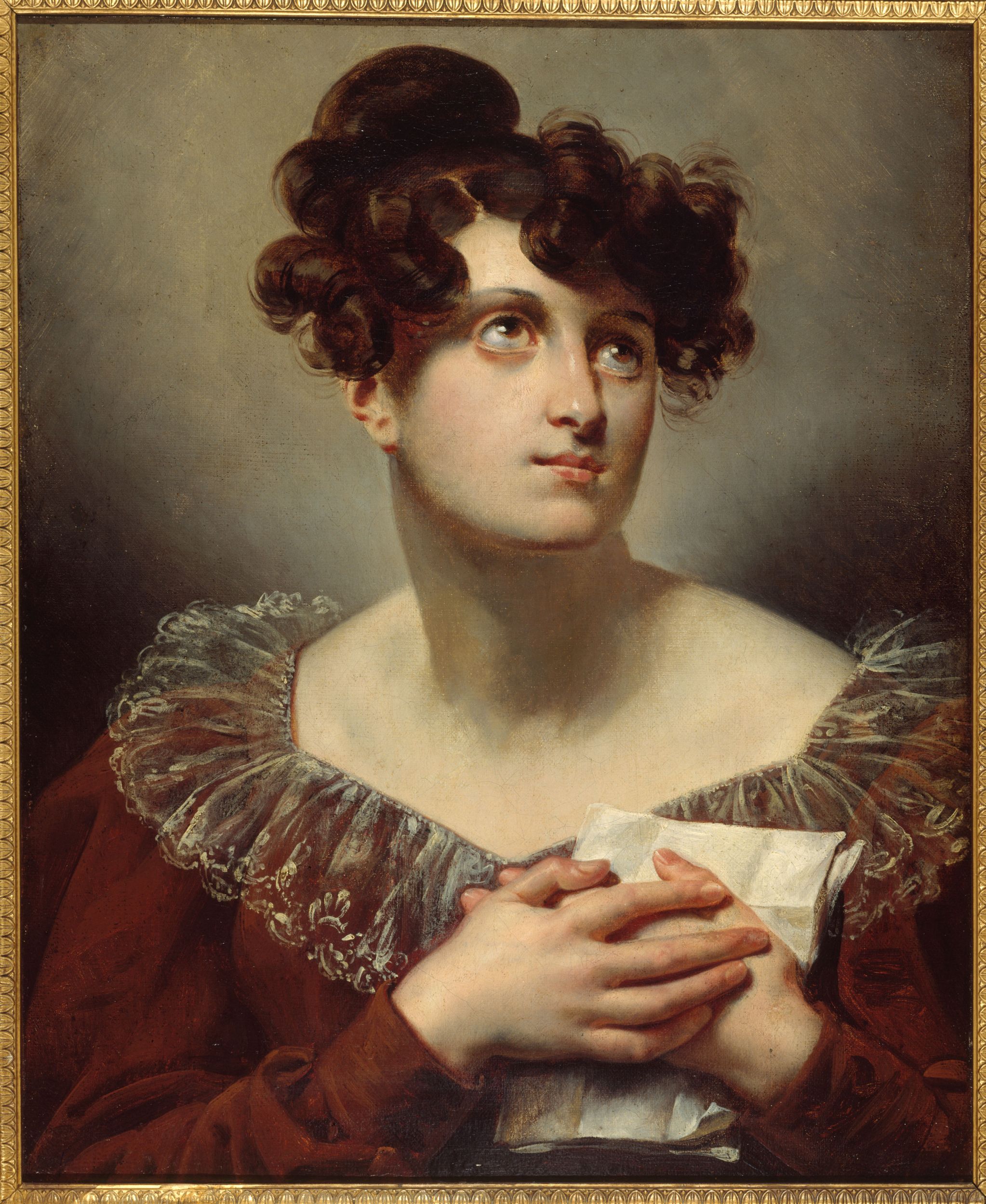 Anonyme, Portrait présumé d'Anne Françoise Hippolyte Boutet, dite Mademoiselle Mars (1779-1847), sociétaire de la Comédie-Française