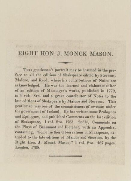 Unknown, H Beard Print Collection