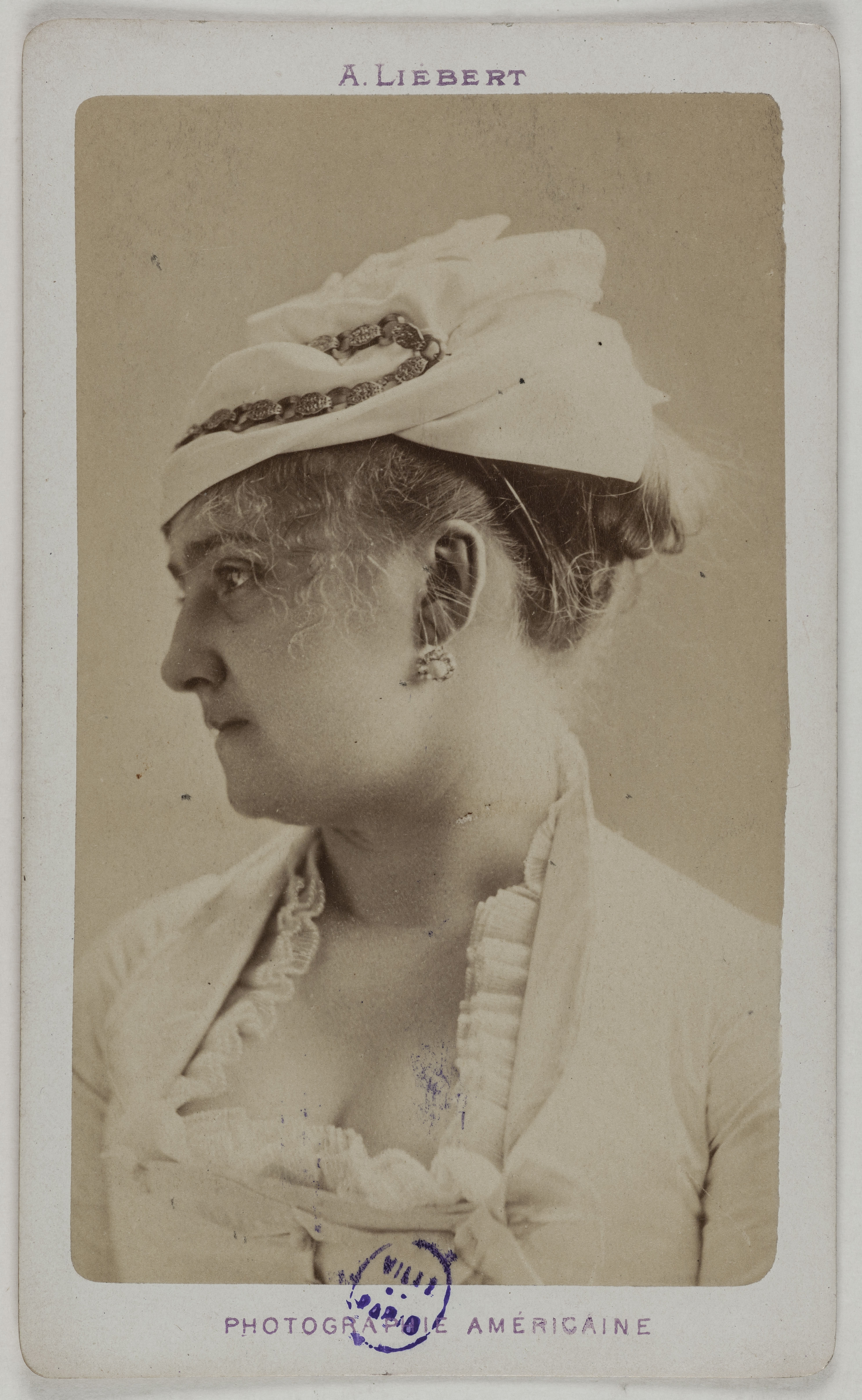 Alphonse Liébert, Portrait de Deligny Berthe, (actrice)